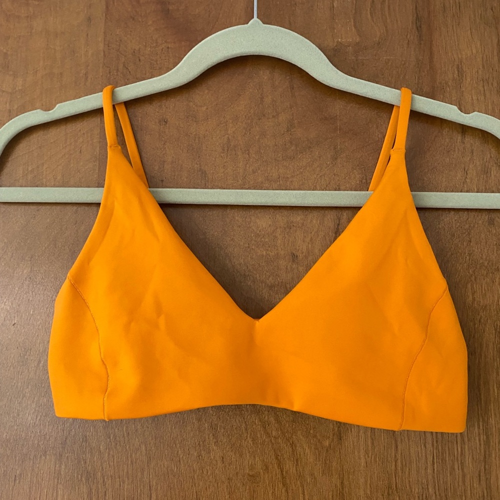 Left On Friday Orange Bikini Top